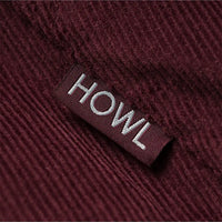 Cotton Ouaté Corduroy Half Zip - Burgandy