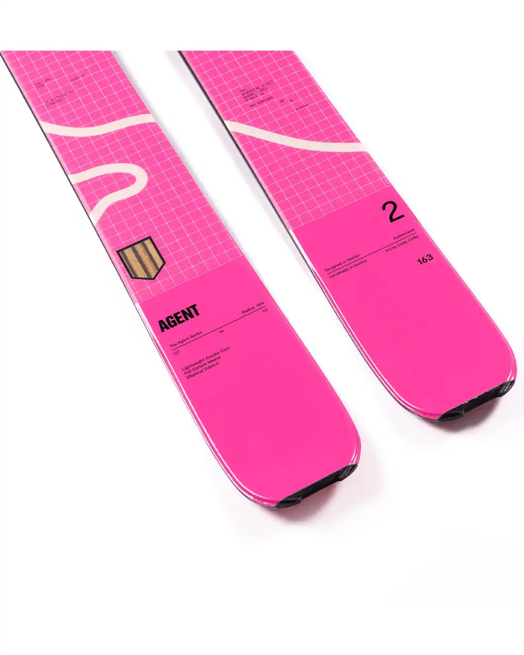 Agent 2 Skis - Pink 2026