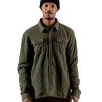 December Fleece Shirt - Pine Green