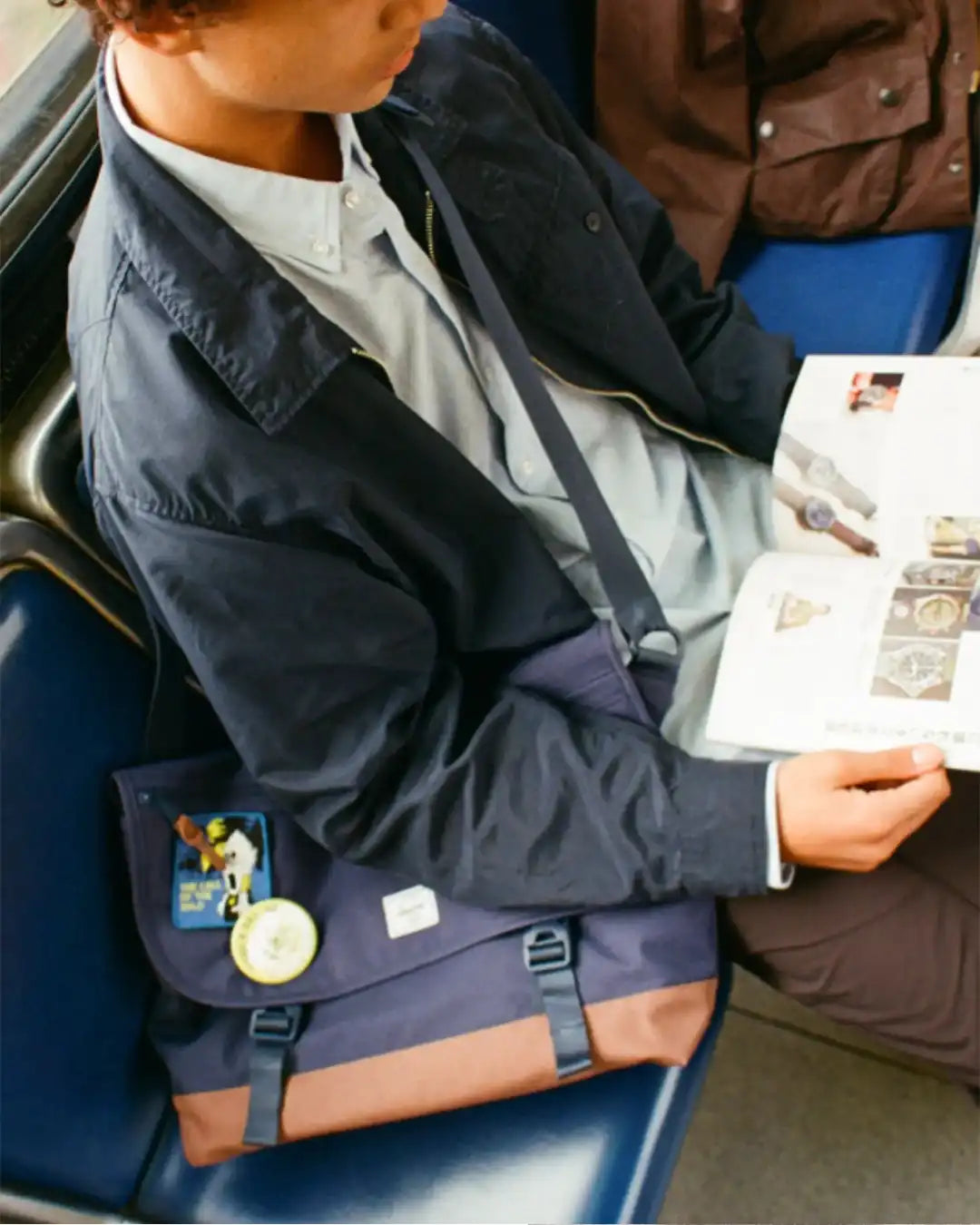 Sac À Bandoulière Cove Mesenger Grid - Black