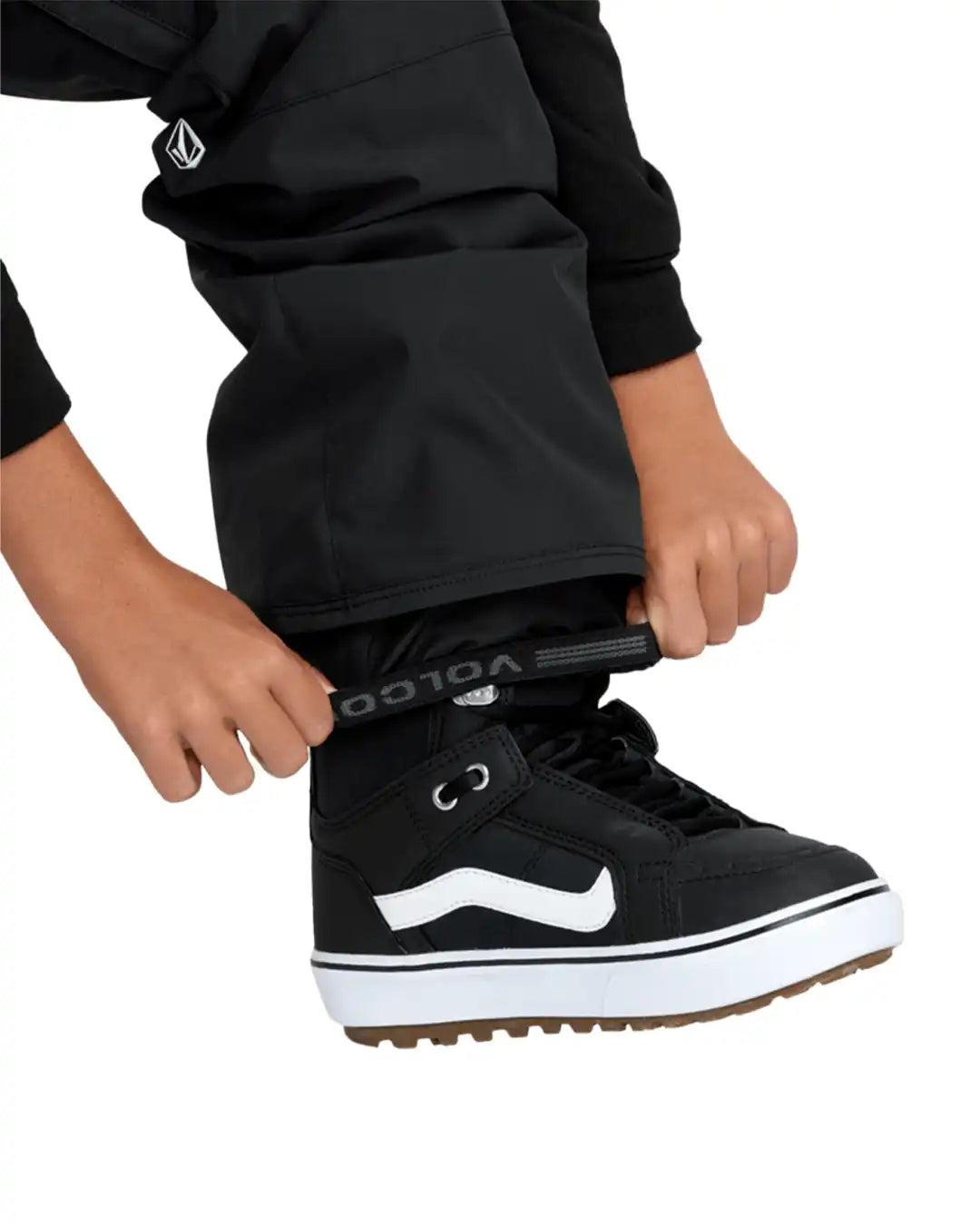 Barkley Insulated Kid's Snow Bib - Black