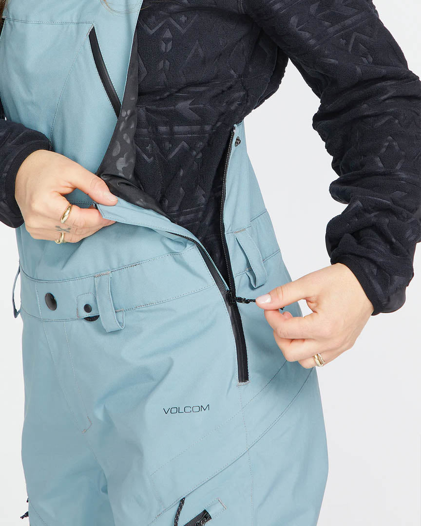 Elm Stretch Gore Bib Overall - Black