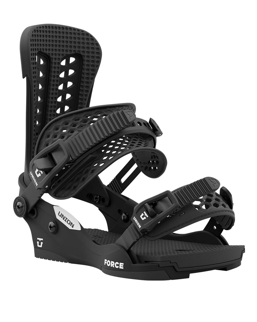 Force Classic Snowboard Bindings - Black 2024