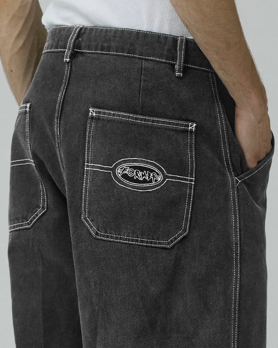 Reynolds Flatline Jeans - Washed Black