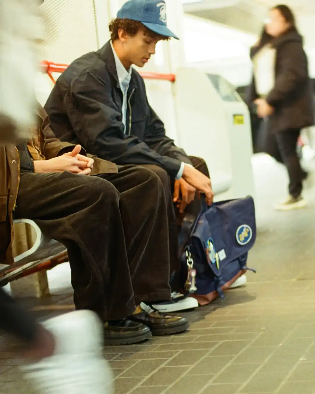 Sac À Bandoulière Cove Mesenger Grid - Black