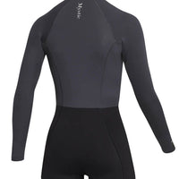 Lunar Longarm 2/2Mm Short Wetsuit - Black