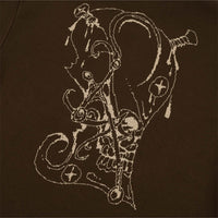 X Balti Skull Jacquard Sweatshirt - Brown