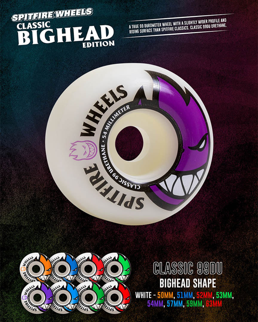Roues De Skateboard Bighead 99D - 52mm