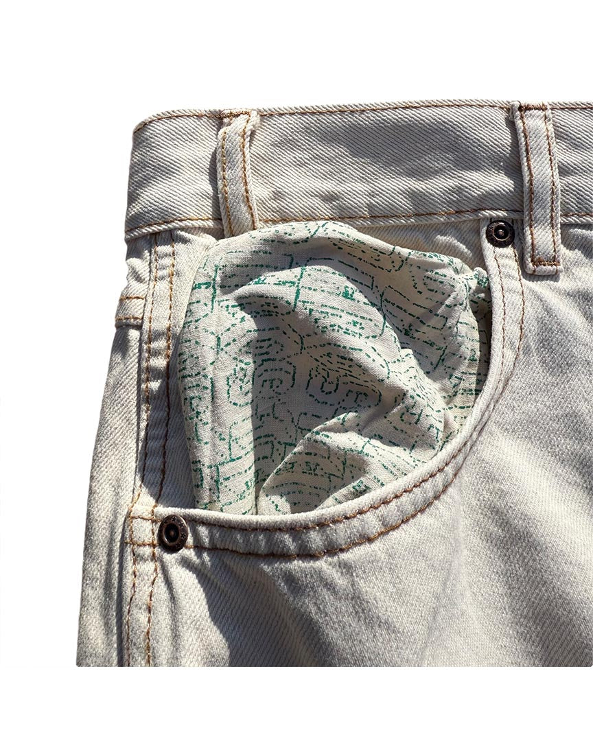 Cpu Jorts Baggy Shorts - Off White