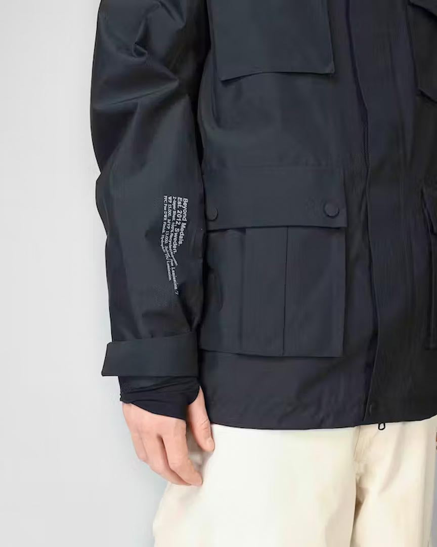 Cargo Winter Jacket - Black