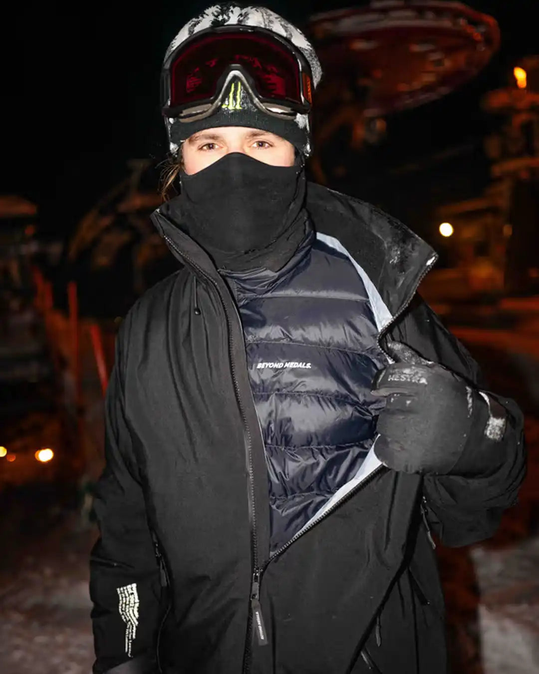 Manteau Neige Packable Down - Black