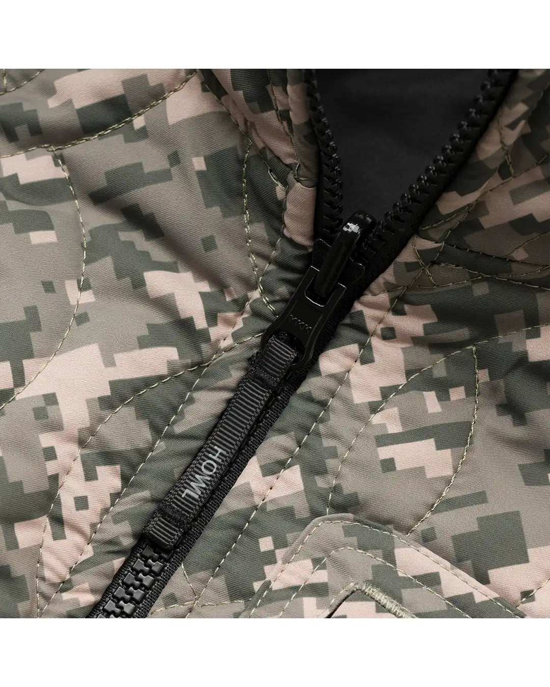 Reversible Coaches Winter Jacket - Black/Camo