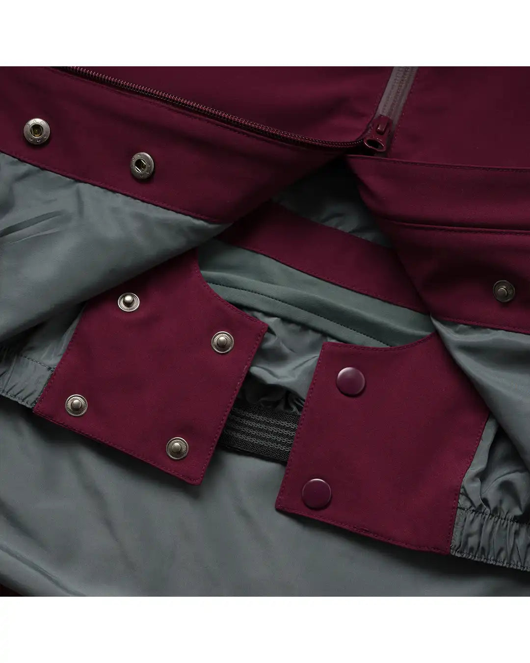 Taped Winter Jacket - Burgandy