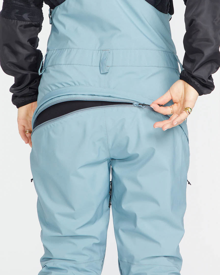 Elm Stretch Gore Bib Overall - Black