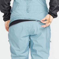 Elm Stretch Gore Bib Overall - Black