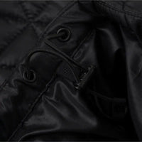 Convertible Micro Puffer Winter Jacket - Black