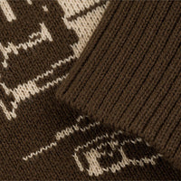 X Balti Skull Jacquard Sweatshirt - Brown