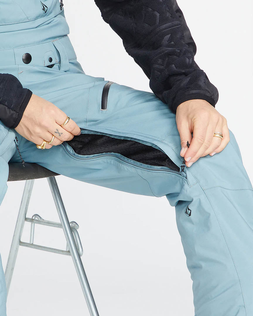 Elm Stretch Gore Bib Overall - Black