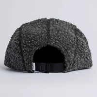 Linus Fleece 5 Panel Cap - Black