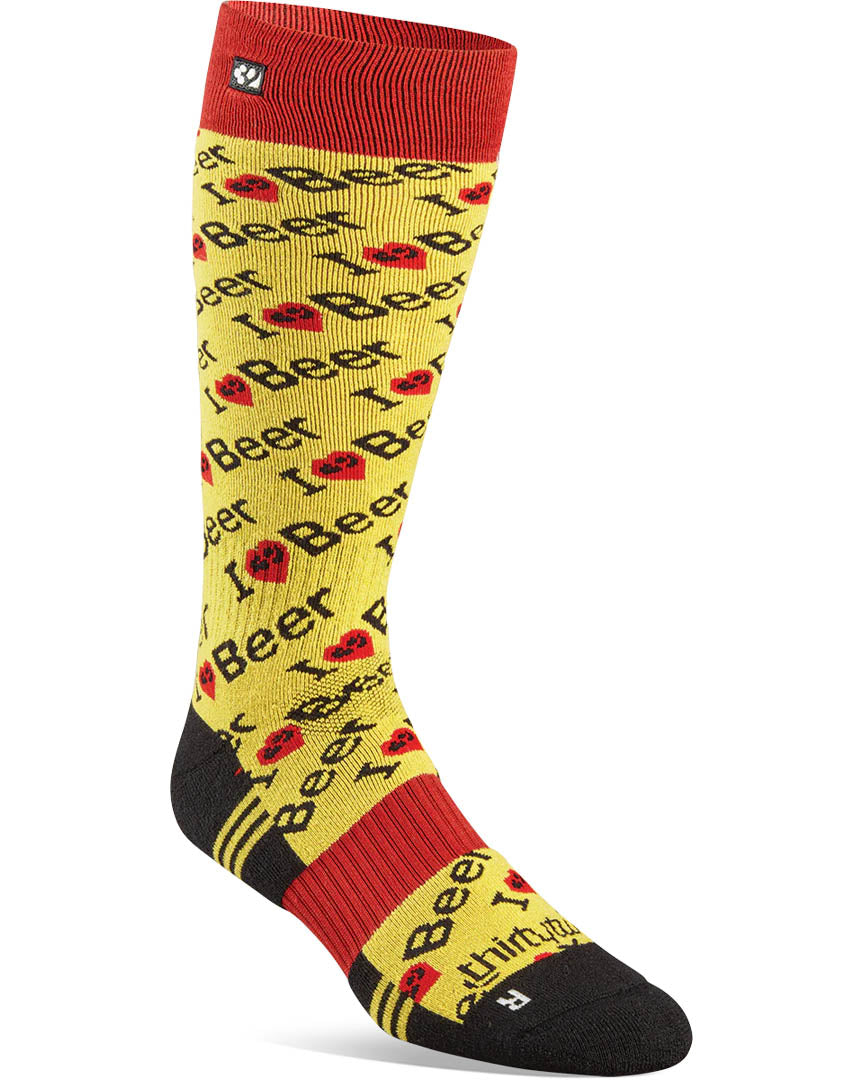 Chaussettes isolantes Tm Merino Socks - Yellow