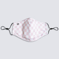 Face Mask Scarf - Pink Checkerbd