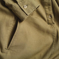 Melbourne Crop Overall Overalls - Washed Olive