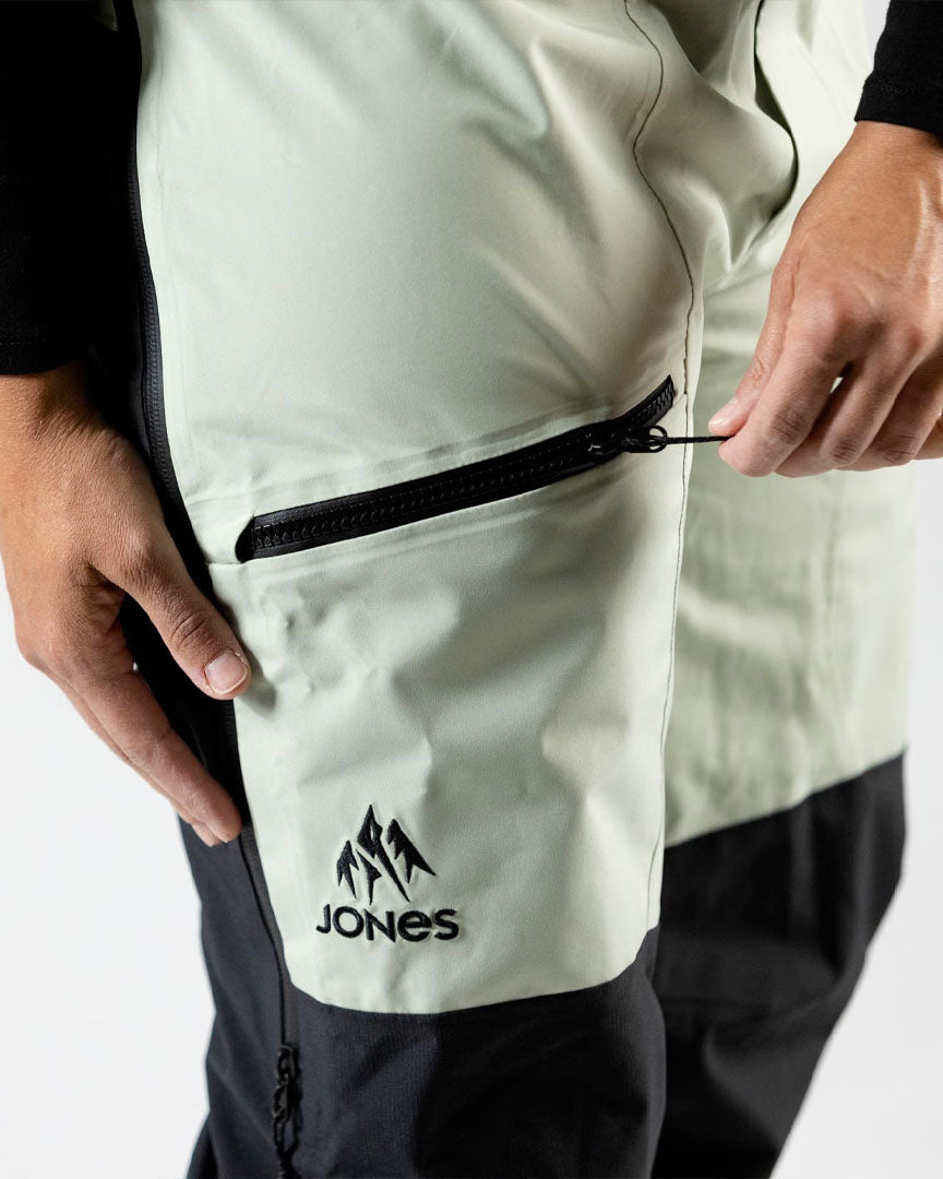 Salopettes neige Wmn Mountain Surf Bib - Sage Green