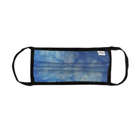 Face Mask Tie Dye Scarf - Blue Tie Dye