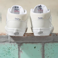 Skate Half Cab Shoes - Daz White/White