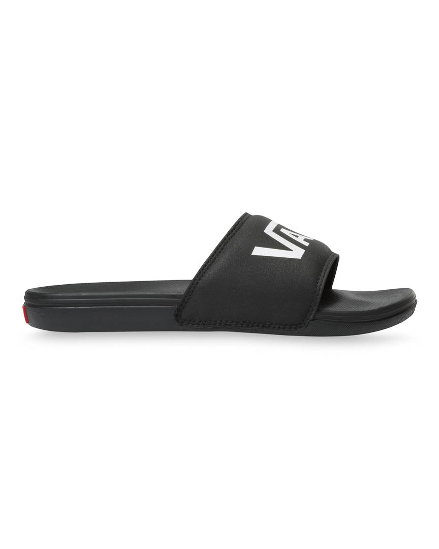 La Costa Slide-On Shoes - Black/White