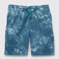 Kids Range Elastic Tie Dye Shorts - Vans Teal