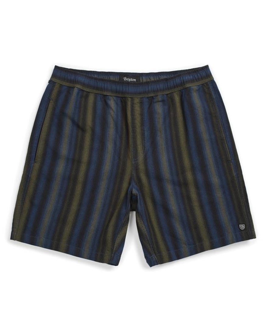 Short Steady Elastic - Navy/Green