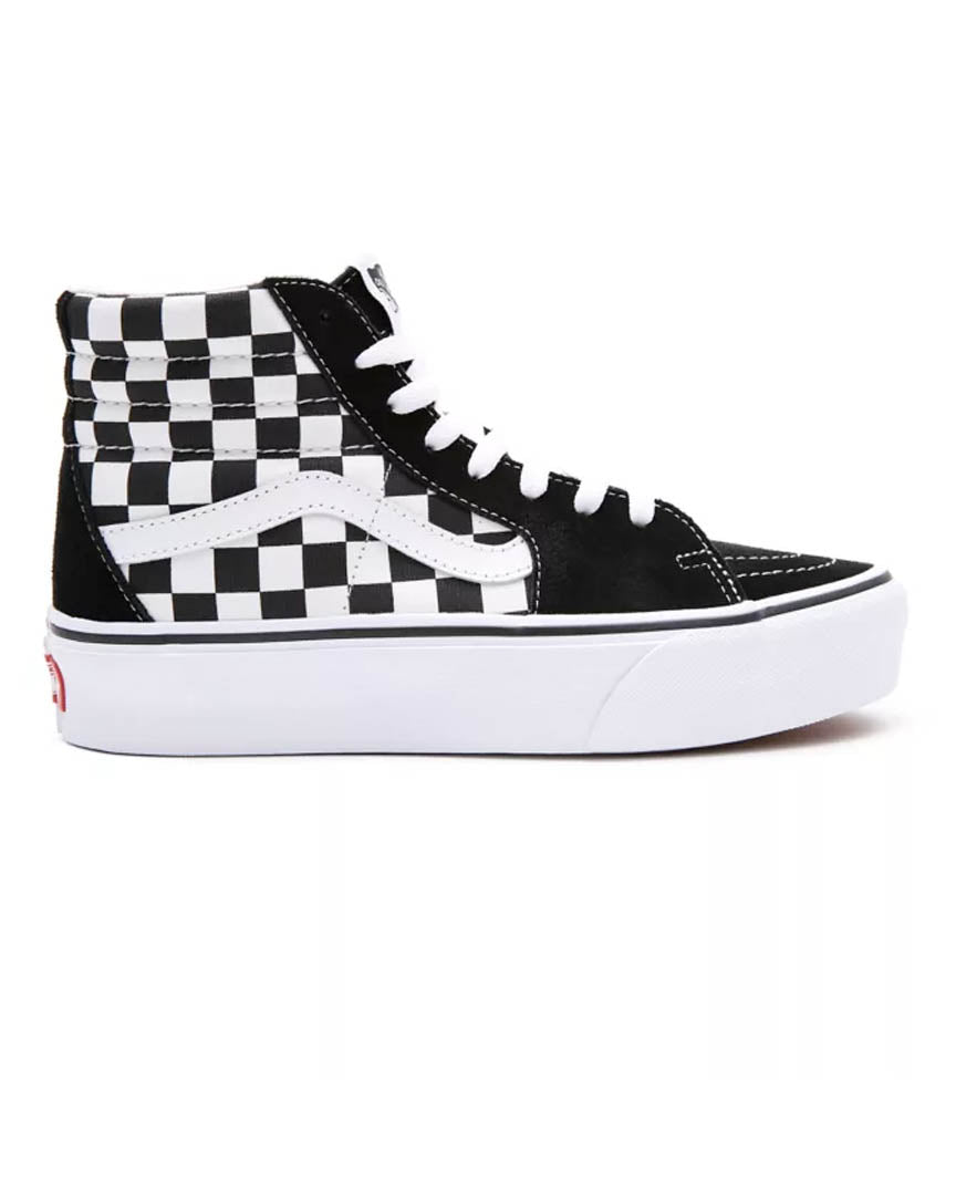 Vans checkerboard/Black Sk8-Hi Shoes - – Boutique Adrenaline