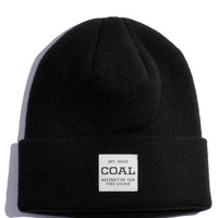 Uniform Recycled Knit Cuff Beanie - Mid Black