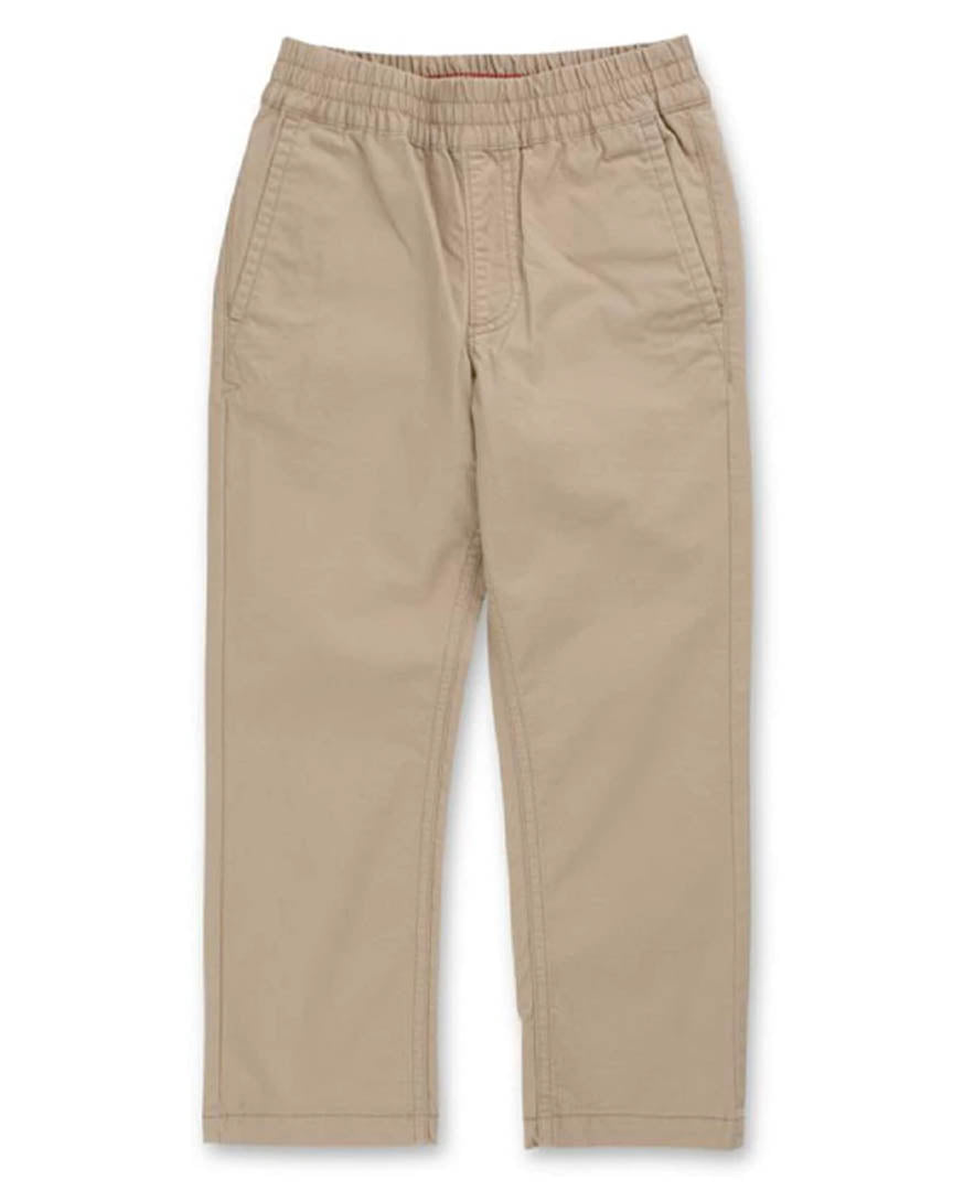 Boys Range Elastic Waist Pants - Khaki