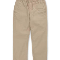 Boys Range Elastic Waist Pants - Khaki