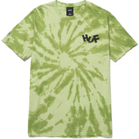 Haze Brush Tie Dye Long Sleeve T-Shirt - Lime