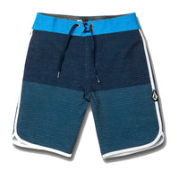 Boys Lido Scallop Mod Boardshorts - Faded Navy