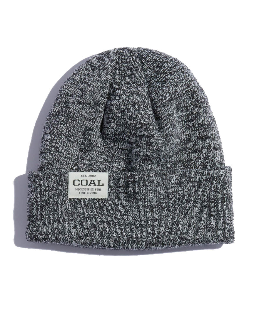 Beanie Uniform Low Recycled Knit Cuff - Black Marl
