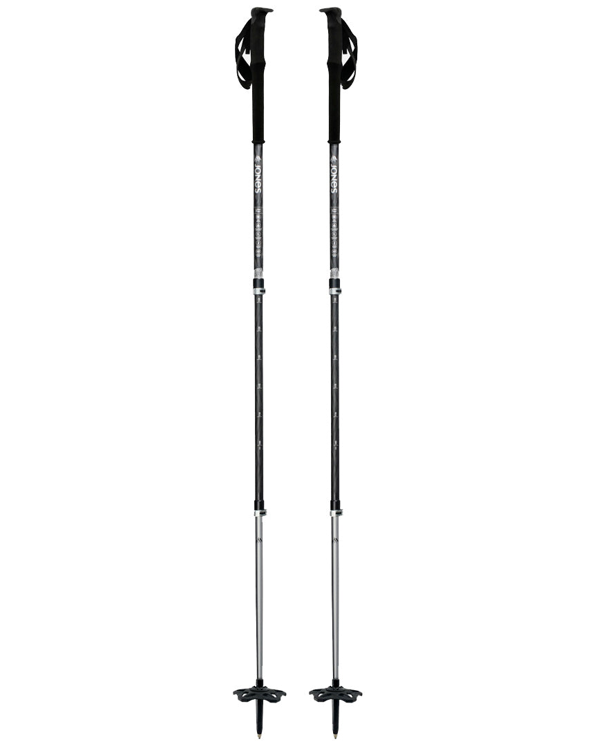 Splitboard Poles Pro Flip-Lock Talon - Black