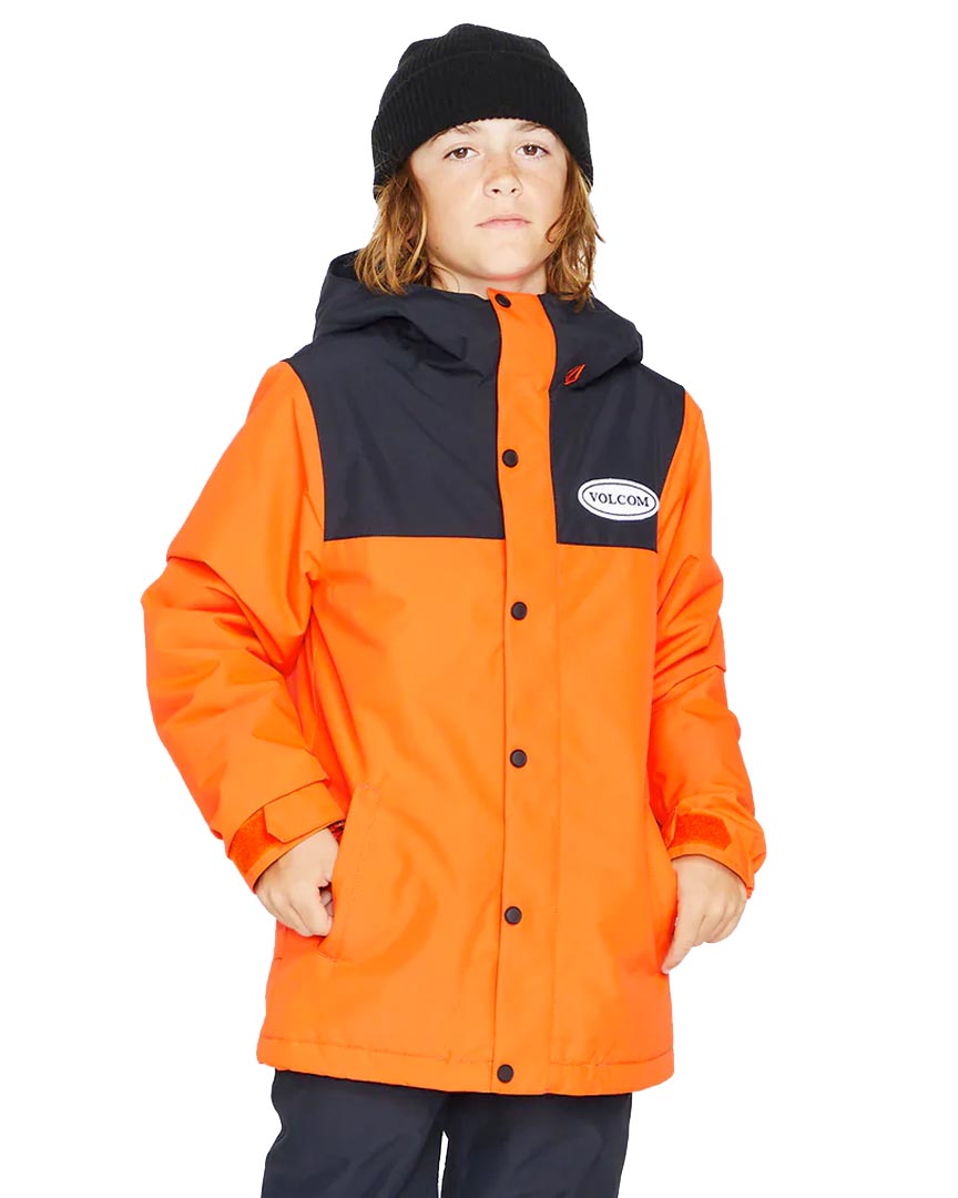 Kids Stone 91 Insulated Winter Jacket - Orange Shock