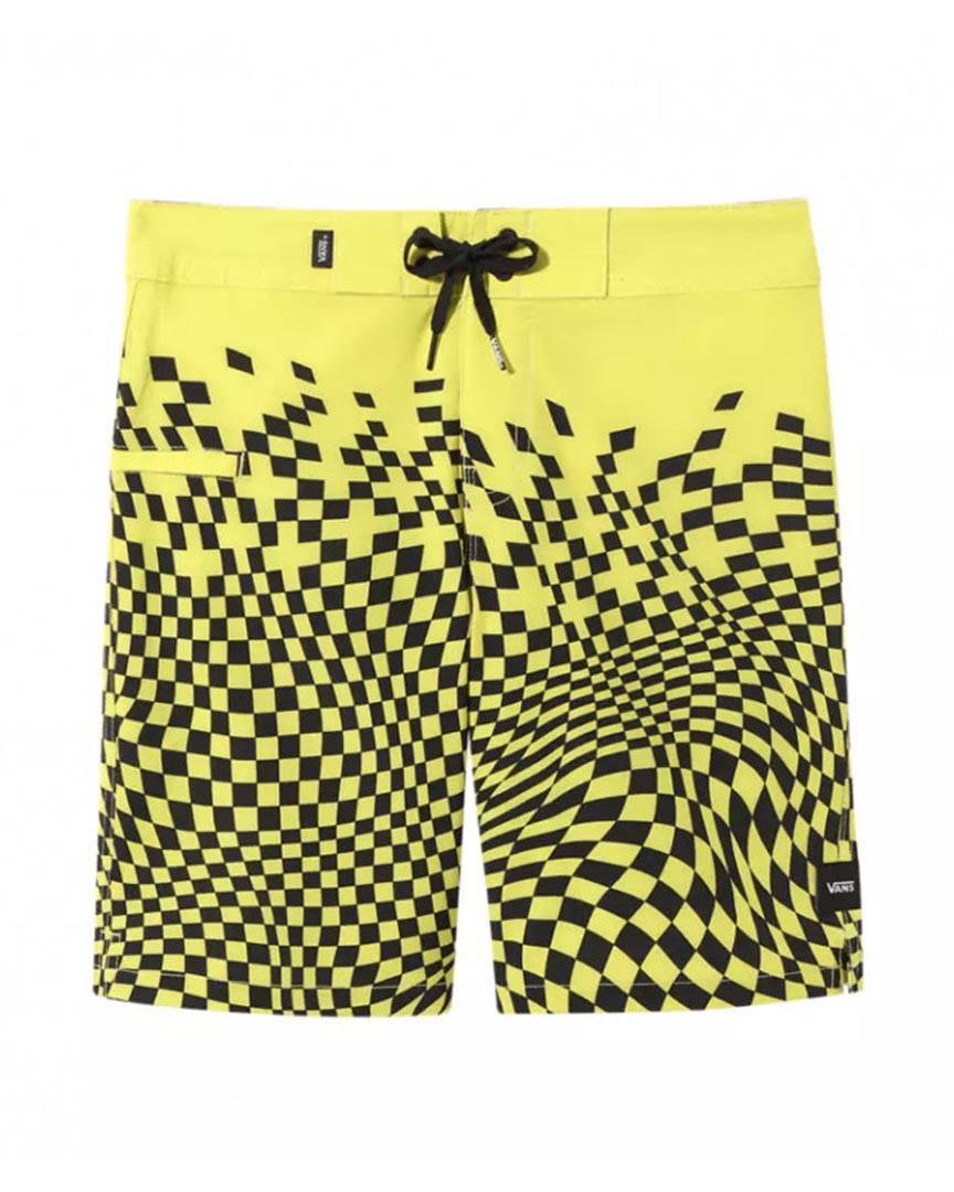 Short Boys Pixelated Boardshort - Sulphur Spring