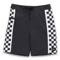 Kids Sidelines Boardshorts - Black\Checkerboard