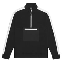 Tribeca Quarter Zip Fleec Sweatshirt - Black