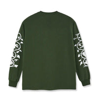 Spiral Long Sleeve T-Shirt - Dark Olive