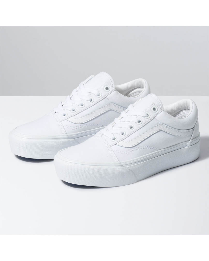 Old Skool Platform Shoes - True White