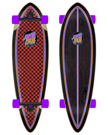 Pintail Rad Dot Complete Longboard Skateboard