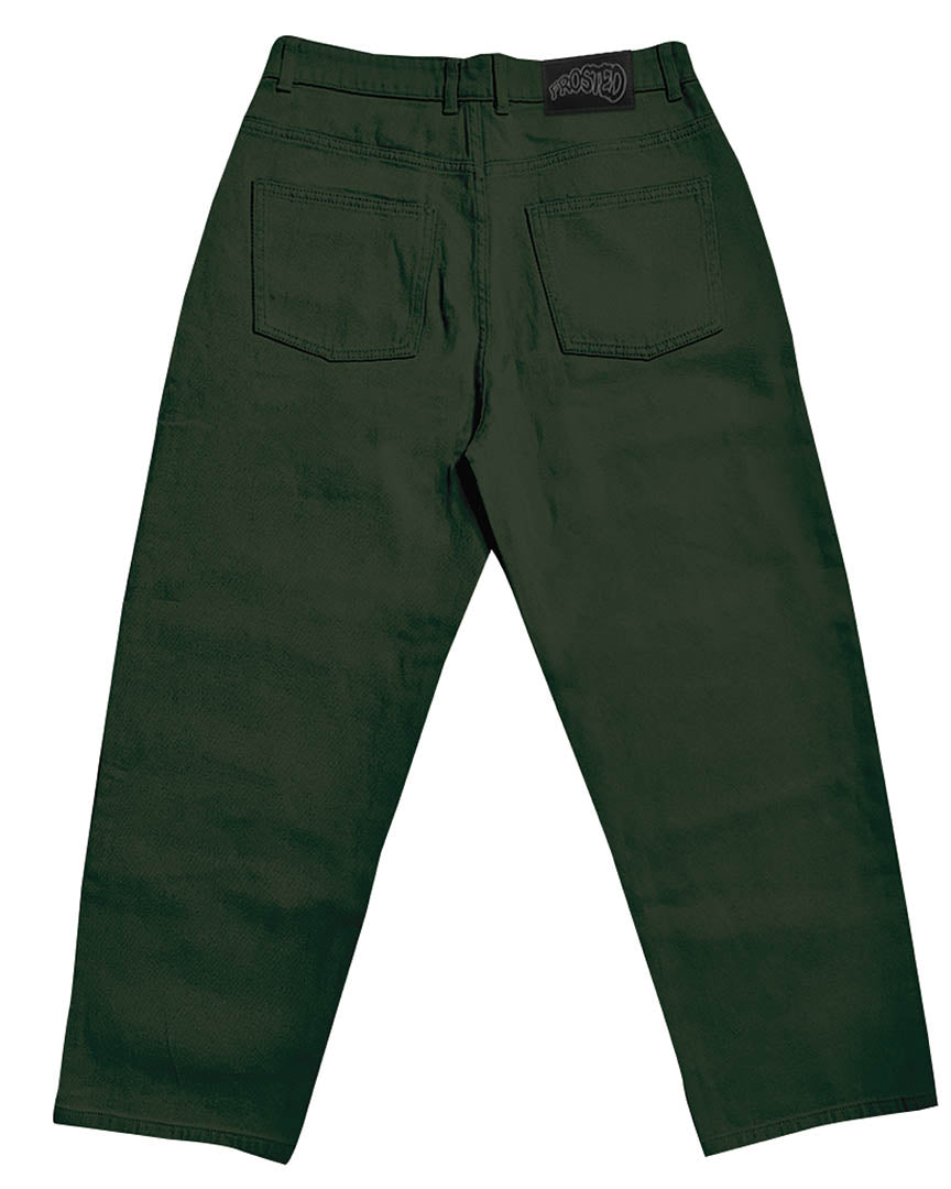 Wavy Pants Jeans - Army Green