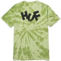 Haze Brush Tie Dye Long Sleeve T-Shirt - Lime