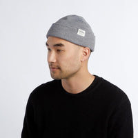 Uniform Low Recycled Knit Cuff Beanie - Heather Grey